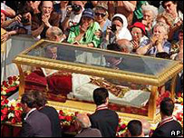 جنازه پاپ ژان بيست و سوم