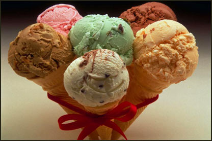 انواع آيسکريم