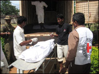 ICRC handing over bodies (Library photo)