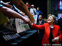 Bà Hillary Clinton ở Scranton