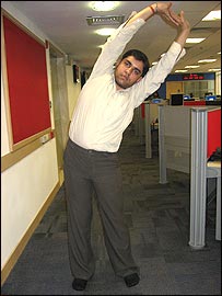 तिर्यक ताड़ासन