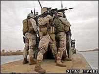 تفنگداران دريايی آمريکا در عراق