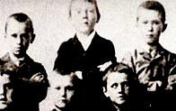 Photograph showing Adolf Hitler at school