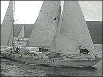 The yacht Gypsy Moth IV 
