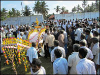 Funeral of Parvati Amma