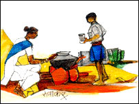 रेखांकन - लाल रत्नाकर