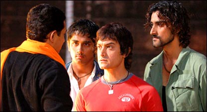 रंग दे बसंती का एक दृश्य