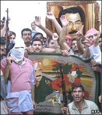 تظاهرات تکريت در حمايت از صدام حسين