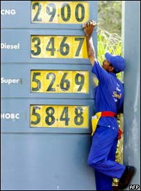 پمپ بنزين و قيمت سوخت