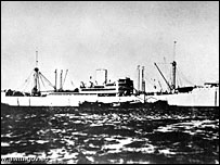 Kormoran chegou disfarçado de navio mercante holandês