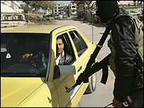 مردان مسلح در خيابانهای غزه