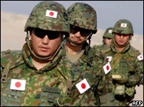 عراق میں تعینات جاپانی فوجی