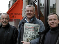 Evening Standard newspaper sellers