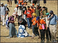 Manifestantes israelenses