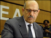 آئی اے ای اے کے سربراہ البرادعی  