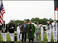 کرزی و بوش در کمپ دیوید