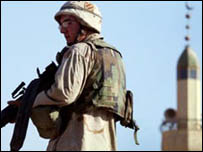 Soldado americano no Iraque