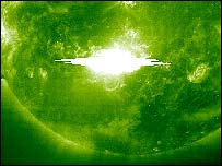 पिछले 25 वर्षों में तीसरी बड़ी सौर आँधी