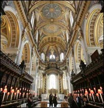伦敦圣保罗大教堂内部