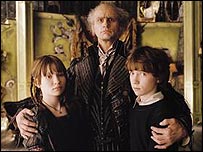 Jim carrey no filme de Lemony Snicket