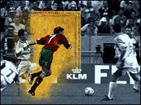 Danh thủ Figo qua lối hội họa hiện đại