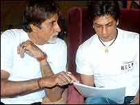 امیتابھ بچن اور شاہ رخ خان