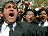 وکلاء کا احتجاج