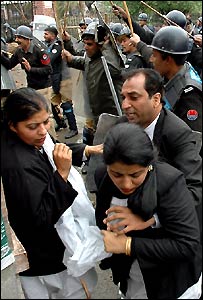 وکلاء کا احتجاج  