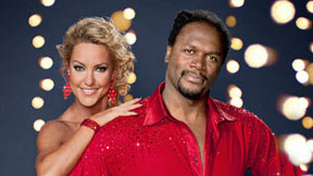 Audley Harrison and Natalie Lowe