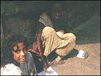 Crianças de rua em Goa