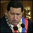 Hugo Chávez discursa na Assembléia Nacional em Caracas