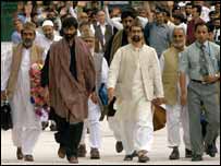 کشمیری رہنما پاکستان میں