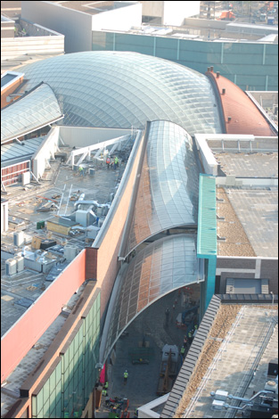 Cabot Circus - from above
