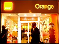 Loja da Orange na Grã-Bretanha