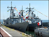 Кораблі під час військових навчань Сі Бриз-2003