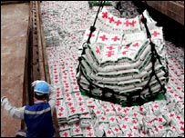 Hàng cứu trợ cho Bắc Hàn 