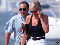 Princesa Diana e Dodi Al-Fayed