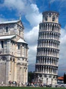 Image of the leaning tower of Pisa