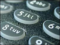 Bir cep telefonunun tuşları