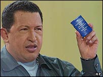 O presidente da Venezuela, Hugo Chávez