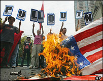 फ़िलीपीन प्रदर्शनकारी