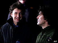 رہائی پانے والے فرانسیسی صحافی 