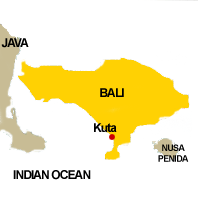 Map of Bali