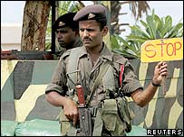 A soldier in the east