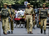 अहमदाबाद में सेना का मार्च