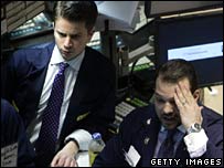 US markets are falling despite positive comments from the Fed