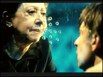 Pedro Cardoso e Fernanda Montenegro em 'Redentor'