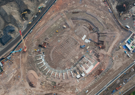 VeloPark aerial view. April 2009. Getty Images