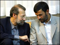 لاریجانی - احمدی نژاد