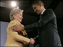 اوباما و کلینتون